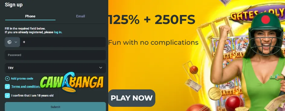 Registration for Sports Betting